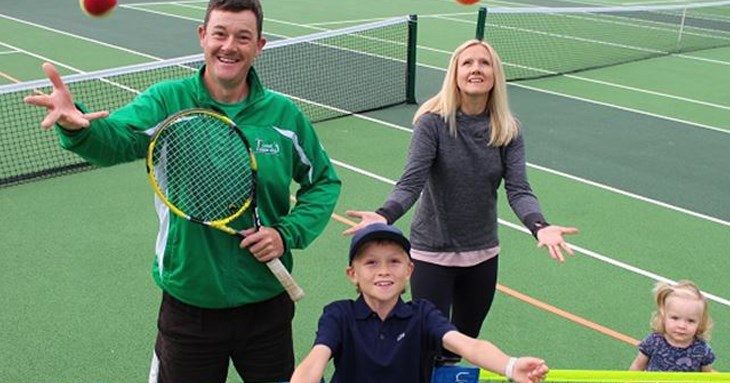 Serving up tennis for free in Exeter