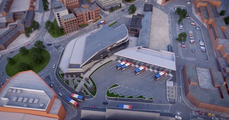 New Bus Station Arial