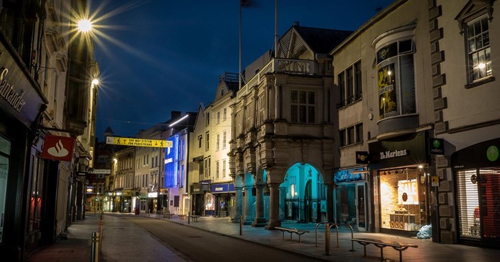 Guildhall turns blue to mark 73 years of NHS  