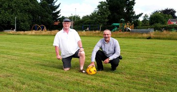Jumpers for goalposts as newly improved pitches open up