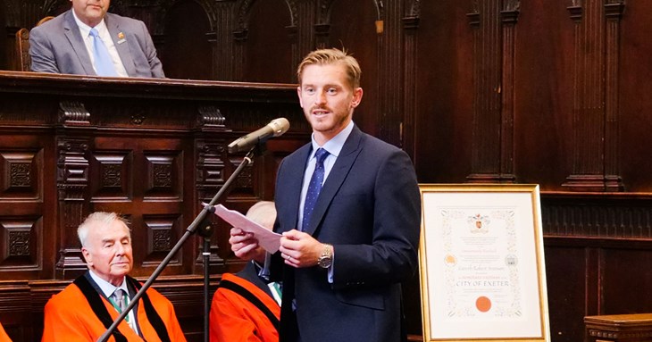 Exeter Chiefs legend Gareth Steenson granted Freedom of the City of Exeter 