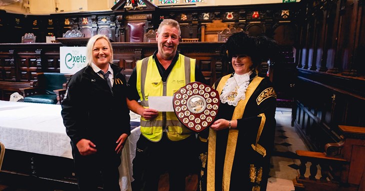 City workers recognised for keeping Exeter looking good