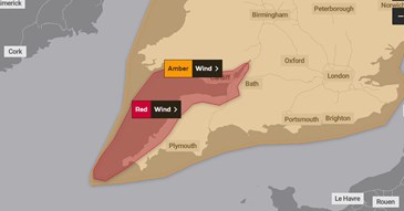Warning to avoid travel unless essential as Storm Eunice approaches Devon