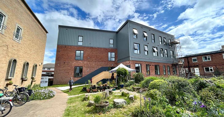 Council Leader marks opening of YMCA Exeter’s unique studio homes