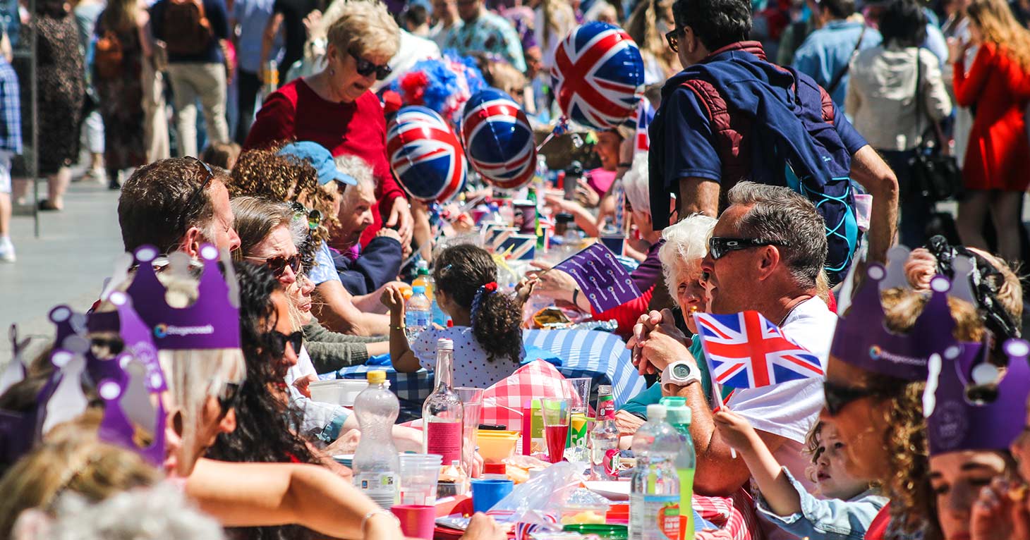 Exeter celebrates the Queen's Jubilee in style with city centre