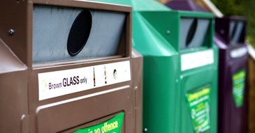 Residents urged not to leave glass beside full recycling banks
