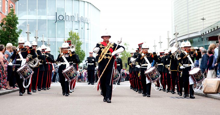 Exeter gets ready to celebrate Armed Forces Day