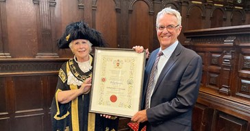 Former Council chief executive awarded freedom of the City of Exeter 