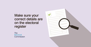 Residents in Exeter are being asked to check they are registered to vote 