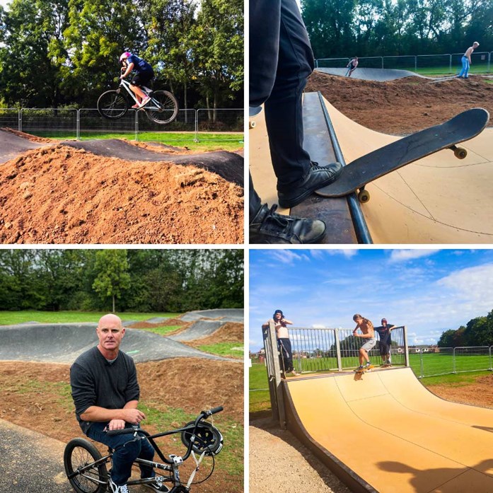 New Exeter bike and skate facility proving popular with riders and skaters