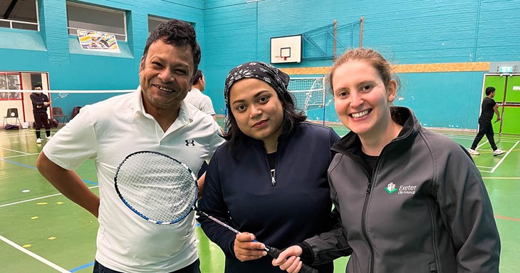 Badminton is a perfect way to bring together Exeter’s diverse communities