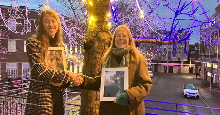Tree photography competition winners receive their prizes