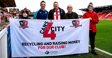 Exeter Football Fans Raise Over £10K for Charity through Recycling Initiative