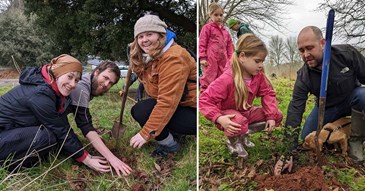 Helping shape new wildlife haven in Exeter