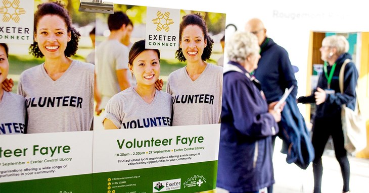 Fancy becoming a volunteer – get yourself along to the volunteer fayre