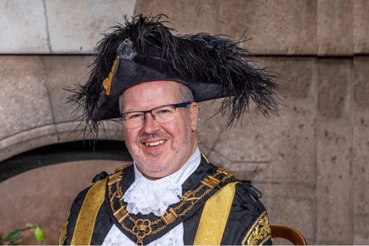 New Lord Mayor of Exeter Cllr Kevin Mitchell chooses Force Cancer Charity
