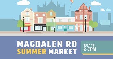 Summer Market celebration marks completion of enhancements to Magdalen Road 