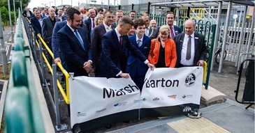 Transport Secretary formally opens new Marsh Barton railway station 