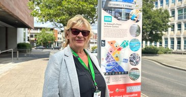 Monoliths provide information on Exeter city centre’s key attractions 