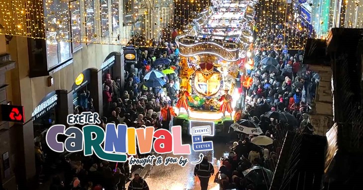 Exeter Carnival returns to the city centre on 25 November