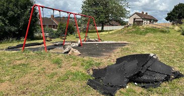 Keep an eye out for vandals as play park trashed