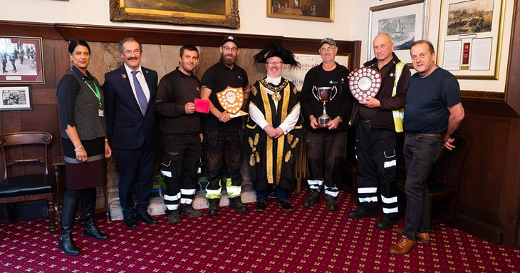 Workers who keep Exeter spick and span recognised at special event