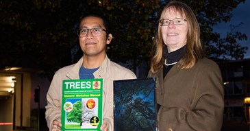 Winners pick up prizes in tree photography competition