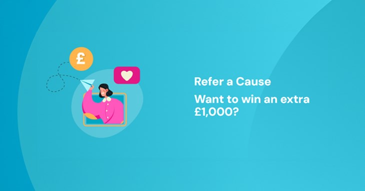 Refer a good cause to the Exeter Community Lottery to enter prize draw