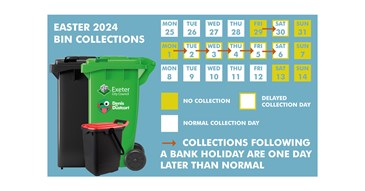 Changes to bin collections over Easter
