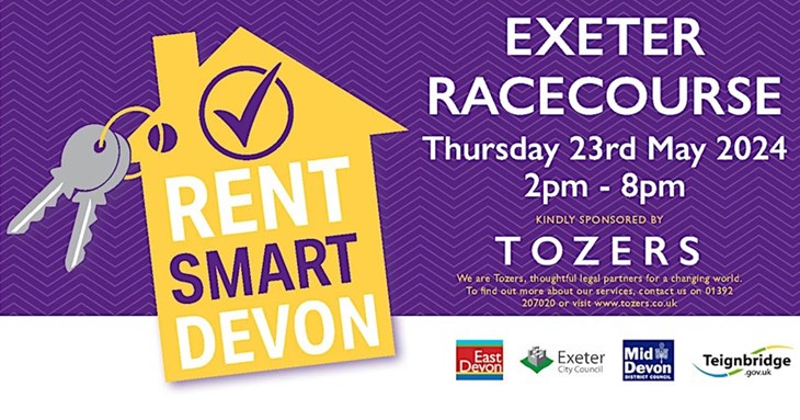 Landlords and letting agents invited to free Rent Smart Exeter event 