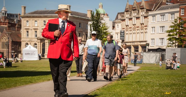 Jump on a Red Coat tour this spring and enjoy Exeter’s rich history